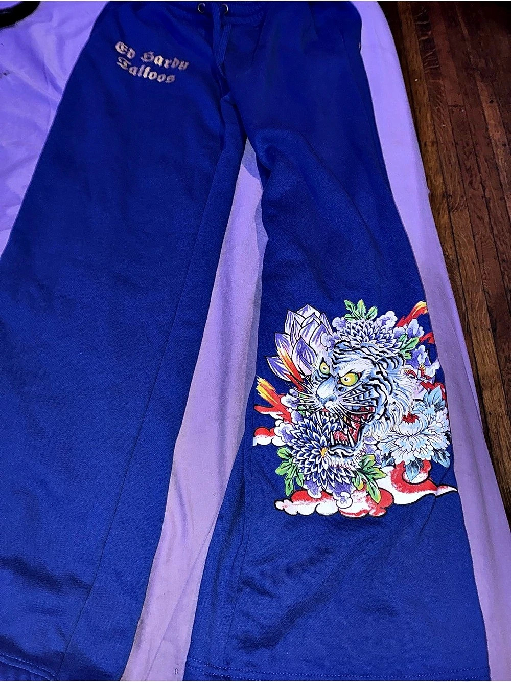 Ed Hardy Blue Sweatpants